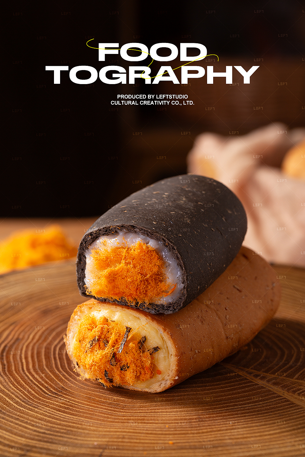 肉松欧包｜肉松面包｜夹心面包（图ZMzc1ODY5NDI4） - 美食摄影 - 站酷设计师LeftStudio原创素材 - 站酷ZCOOL