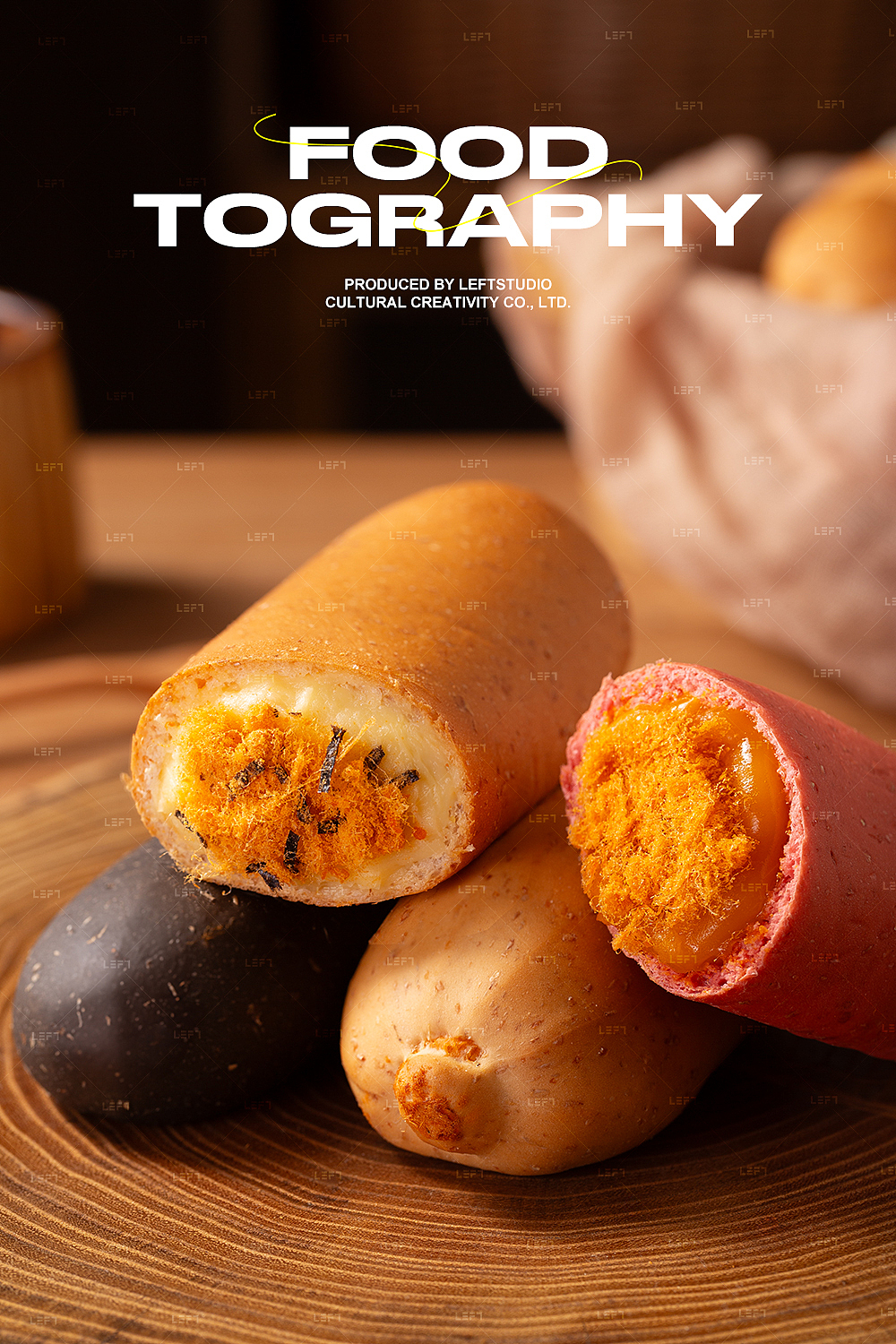 肉松欧包｜肉松面包｜夹心面包（图ZMzc1ODY5NDEy） - 美食摄影 - 站酷设计师LeftStudio原创素材 - 站酷ZCOOL