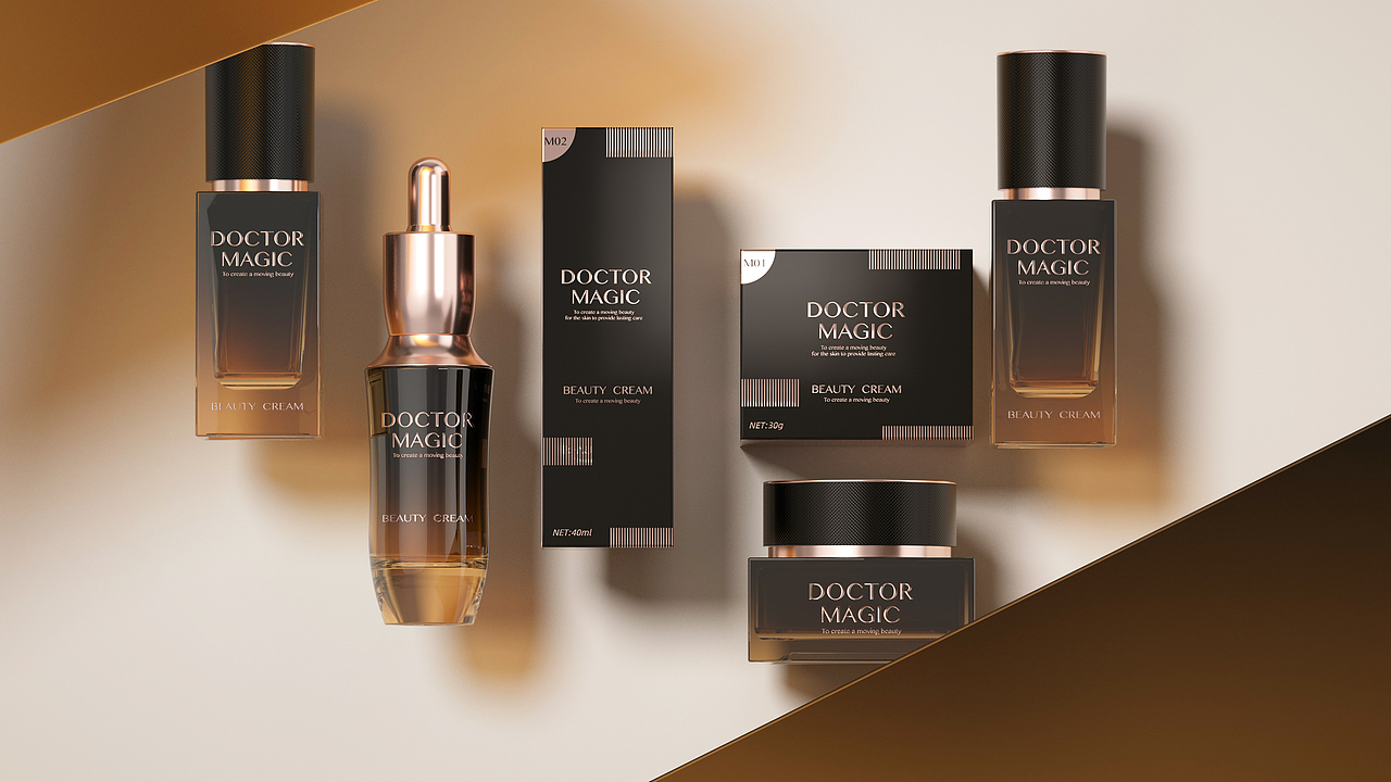 美业护肤-化妆品牌高级包装设计