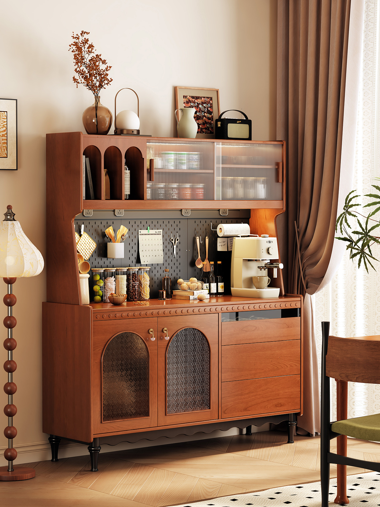 黄杨木餐边柜渲染（图ZMzc1ODgzODI4） - 家装设计 - 站酷设计师姜哮白原创素材 - 站酷ZCOOL