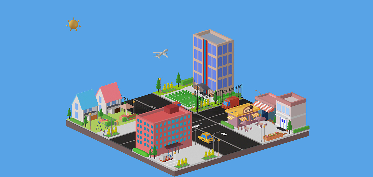 插画练习（图ZMzc1ODg3MDIw） - 建筑/空间 - 站酷设计师小小炸梨酥原创素材 - 站酷ZCOOL