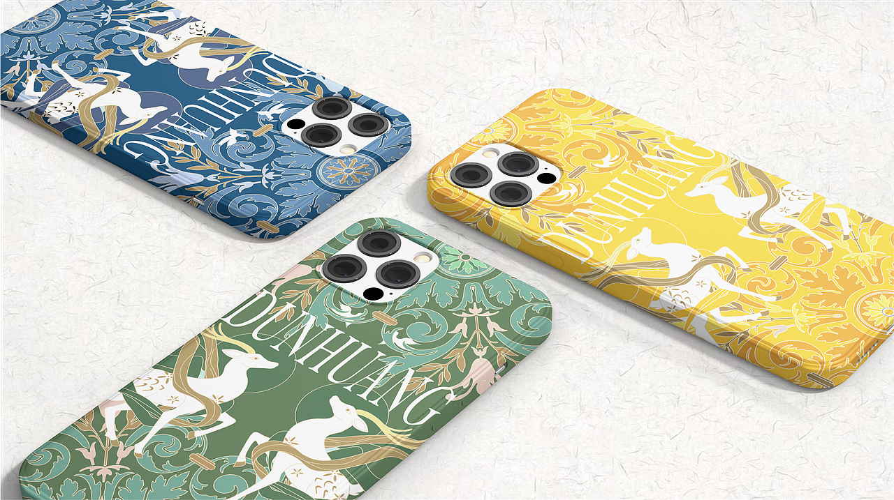 「献敦煌之礼,方巾传情长」敦煌极乐系列方巾概念设计