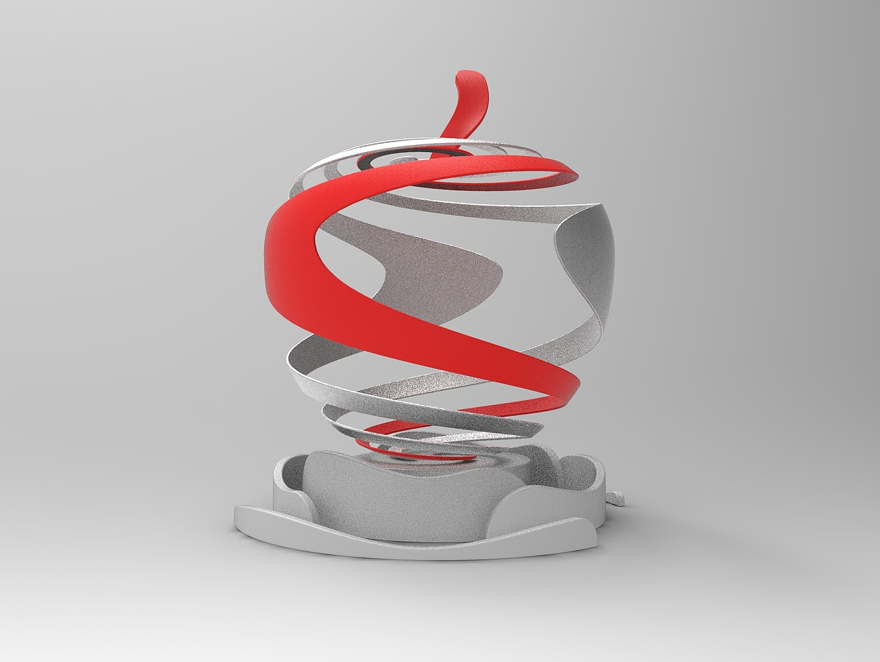 “苹果”延申-雕塑设计