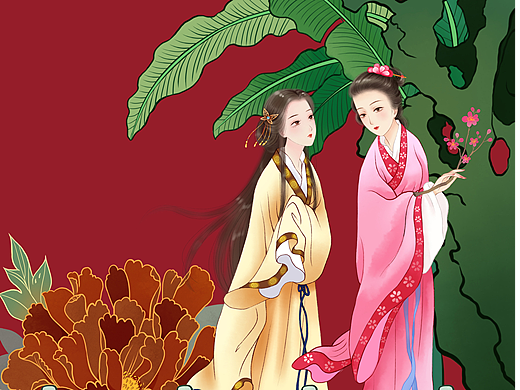 小姐妹春游