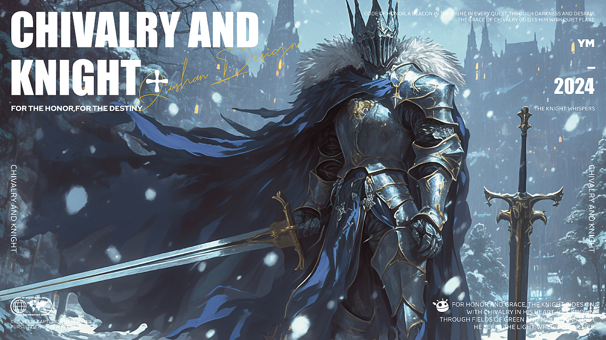 玫瑰骑士 Chivalry and Knight（图ZMzc1OTI1MzM2） - 商业插画 - 站酷设计师丘山日月原创素材 - 站酷ZCOOL