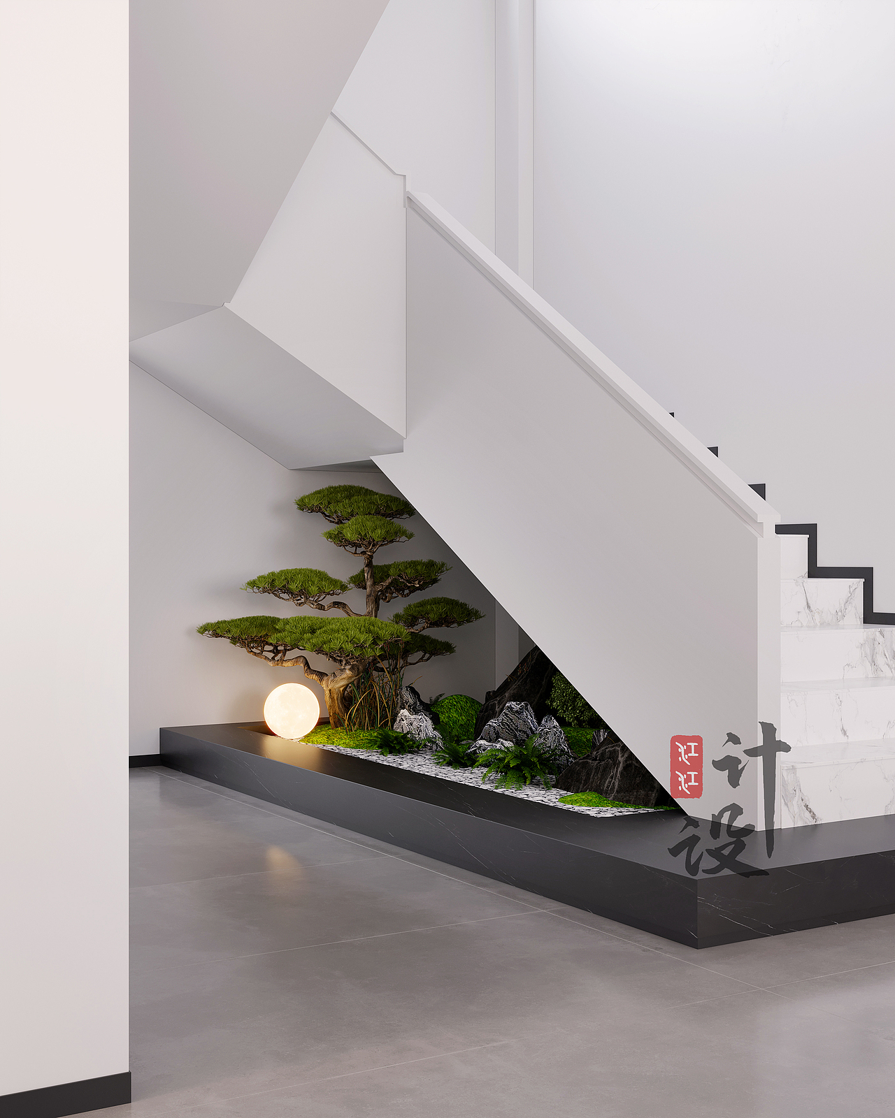 哎呦设计表现·极简风别墅