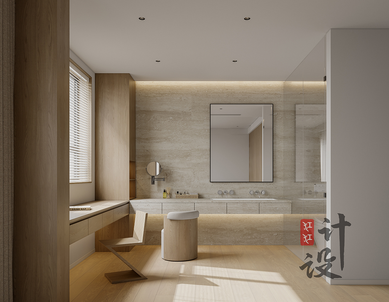 哎呦设计表现·原木极简风（图ZMzc1OTMxODY0） - 家装设计 - 站酷设计师IU表现原创素材 - 站酷ZCOOL