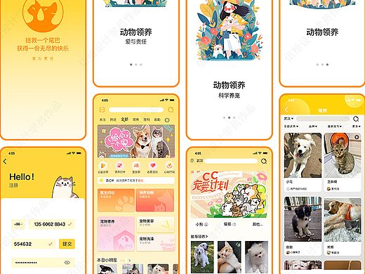 APP界面设计｜有只宠物APP改版设计