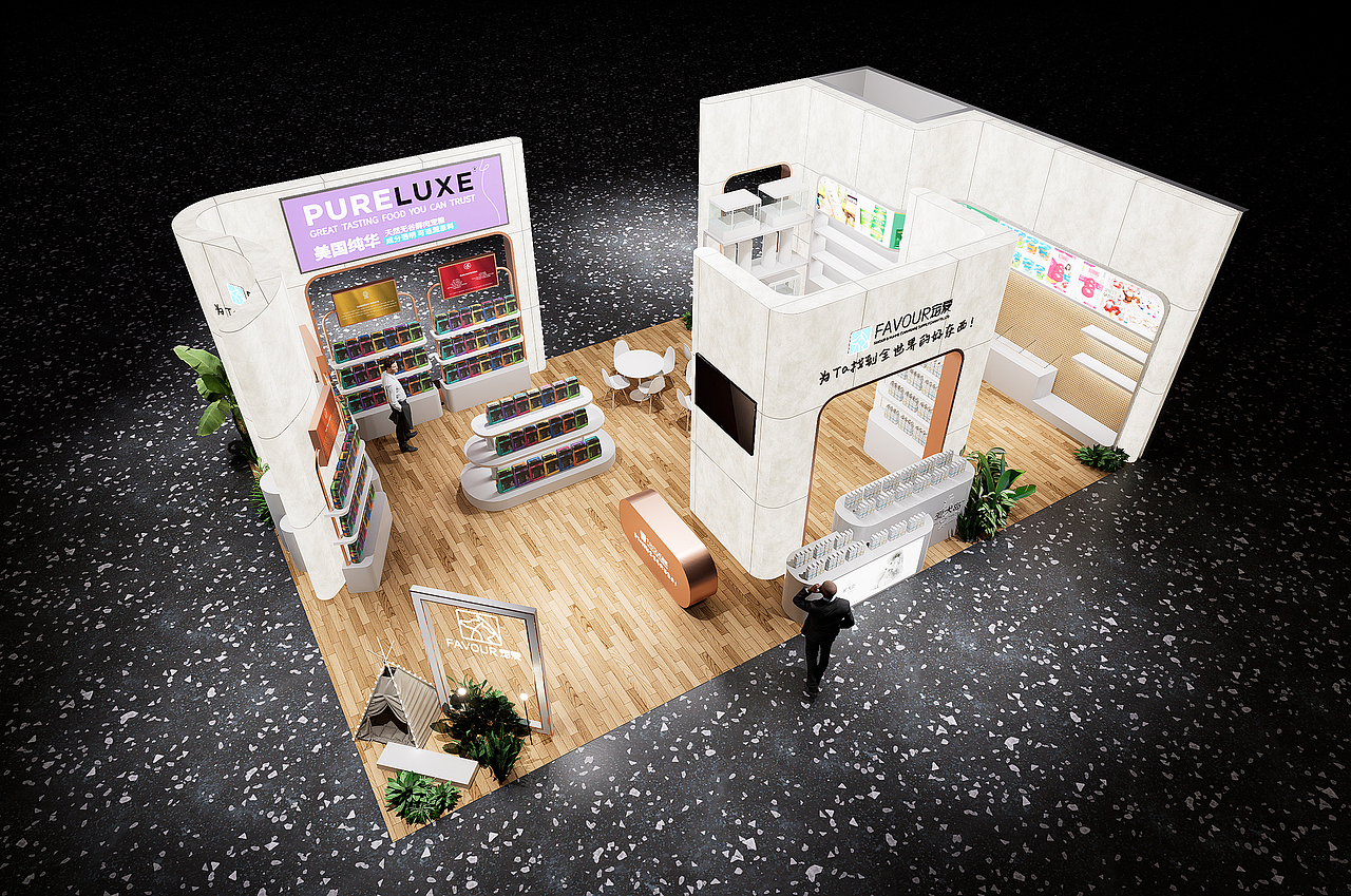 好像更加适合服装展的台子