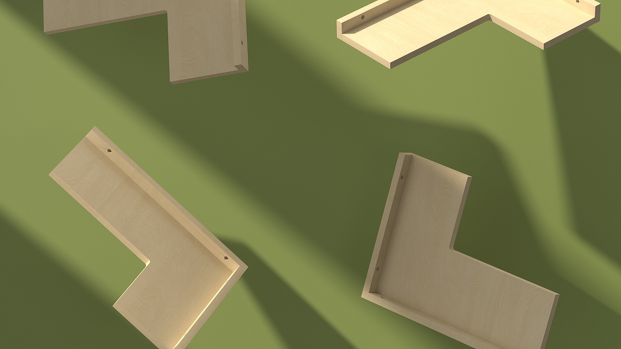 亚马逊置物架3D广告视频|3dmax家具动画