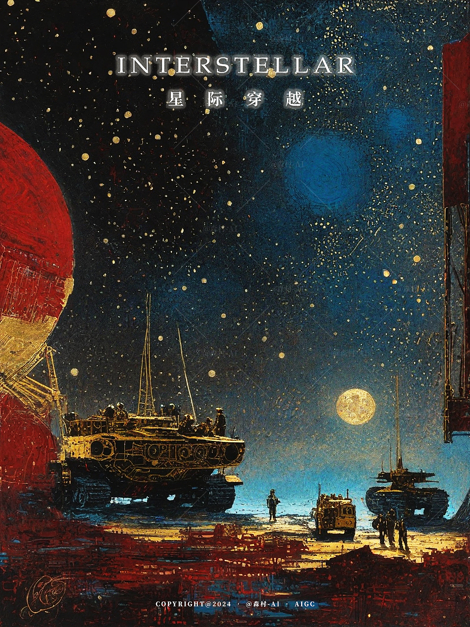 星际穿越（三）（图ZMzc1OTk4MTEy） - 商业插画 - 站酷设计师森村_AI原创素材 - 站酷ZCOOL