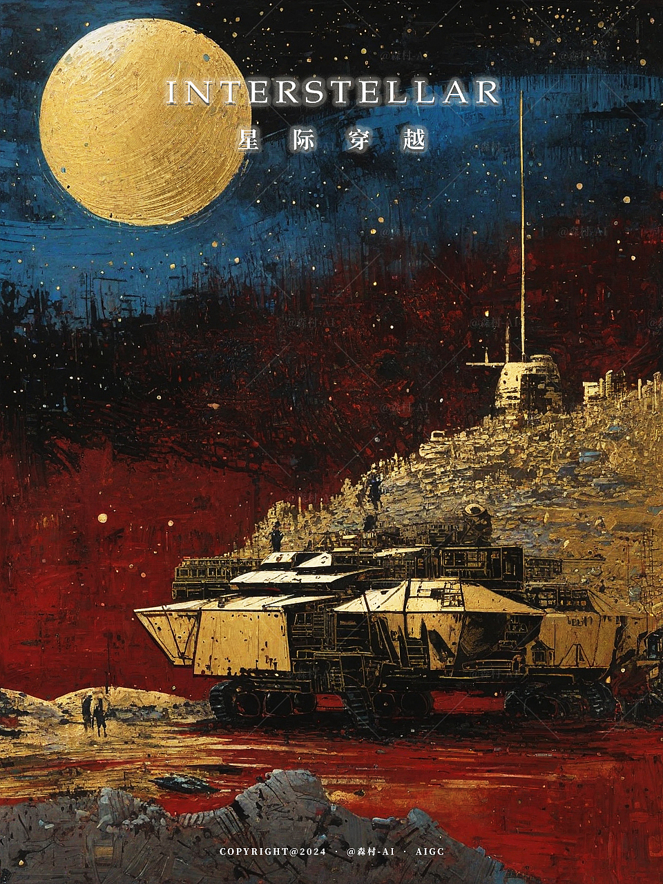 星际穿越（三）（图ZMzc1OTk4MTAw） - 商业插画 - 站酷设计师森村_AI原创素材 - 站酷ZCOOL