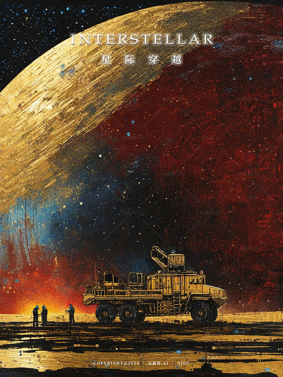 星际穿越（三）（图ZMzc1OTk4MDky） - 商业插画 - 站酷设计师森村_AI原创素材 - 站酷ZCOOL