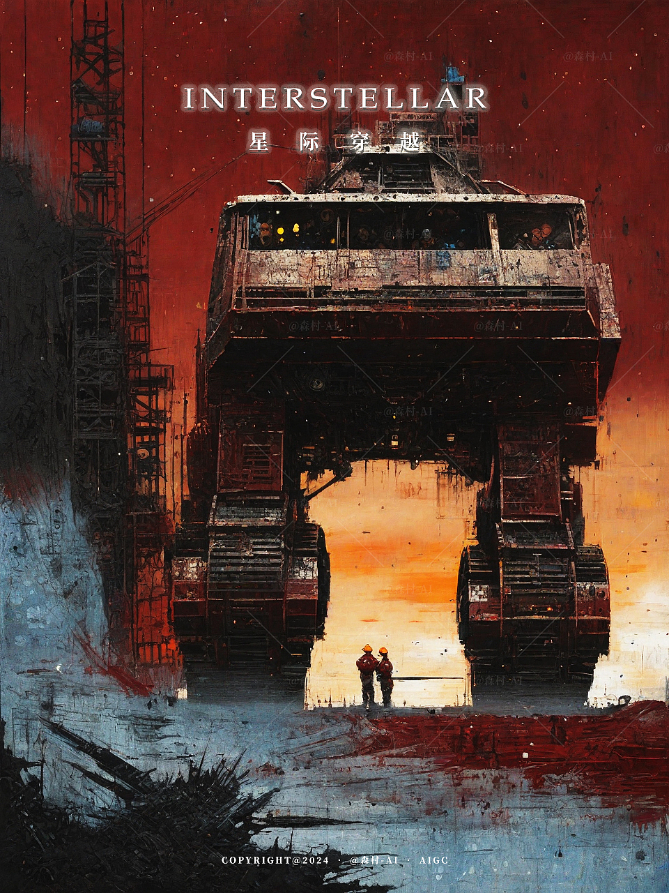 星际穿越（六）（图ZMzc1OTk5MzQ0） - 商业插画 - 站酷设计师森村_AI原创素材 - 站酷ZCOOL