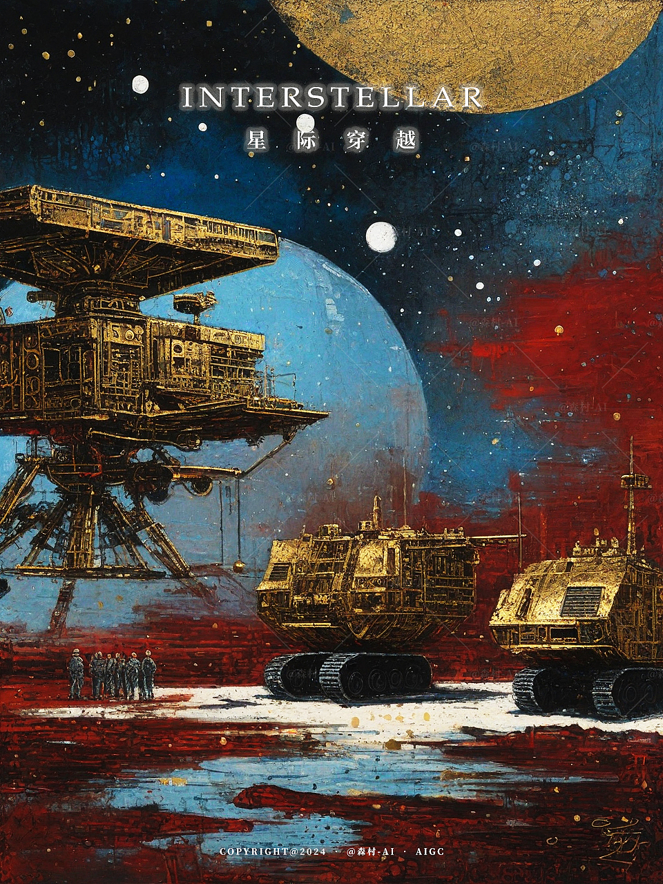 星际穿越（六）（图ZMzc1OTk5MzU2） - 商业插画 - 站酷设计师森村_AI原创素材 - 站酷ZCOOL