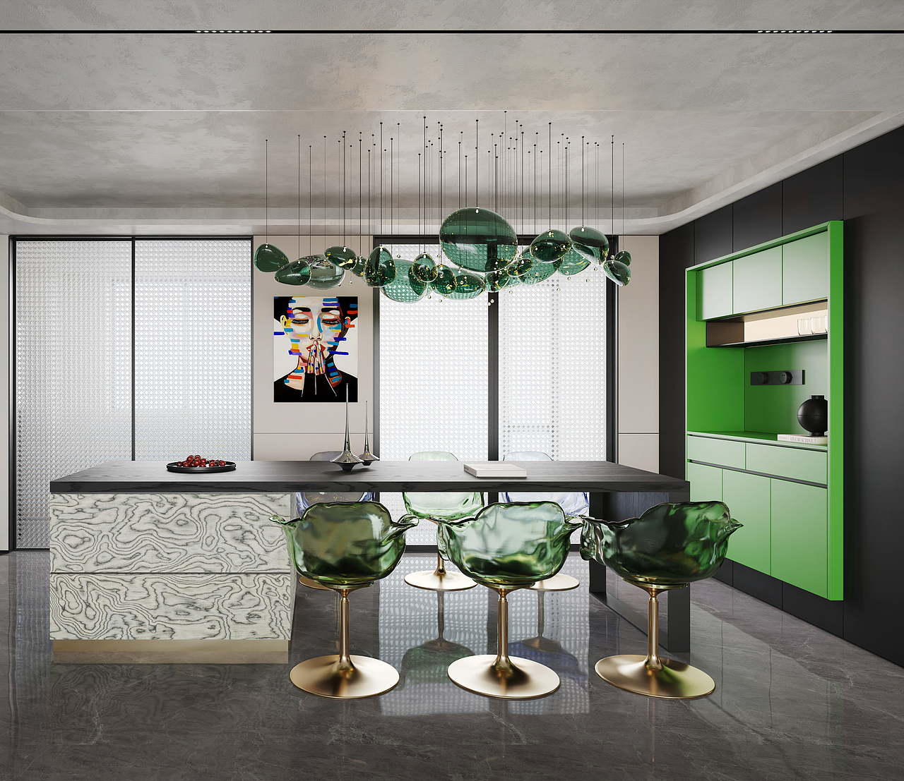 最新渲染 现代平层（图ZMzc2MDM1Mzky） - 家装设计 - 站酷设计师止果视觉原创素材 - 站酷ZCOOL