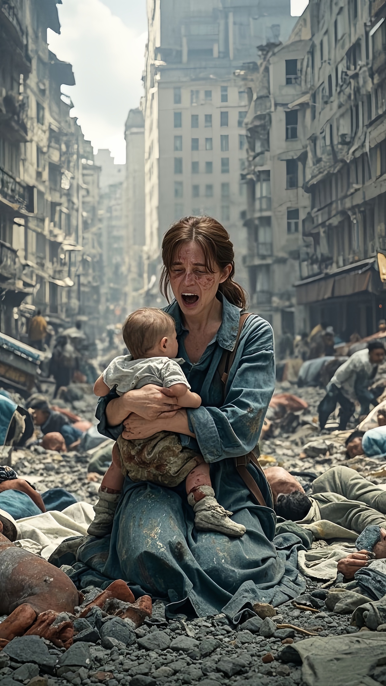 原创ai视频作品《触地》