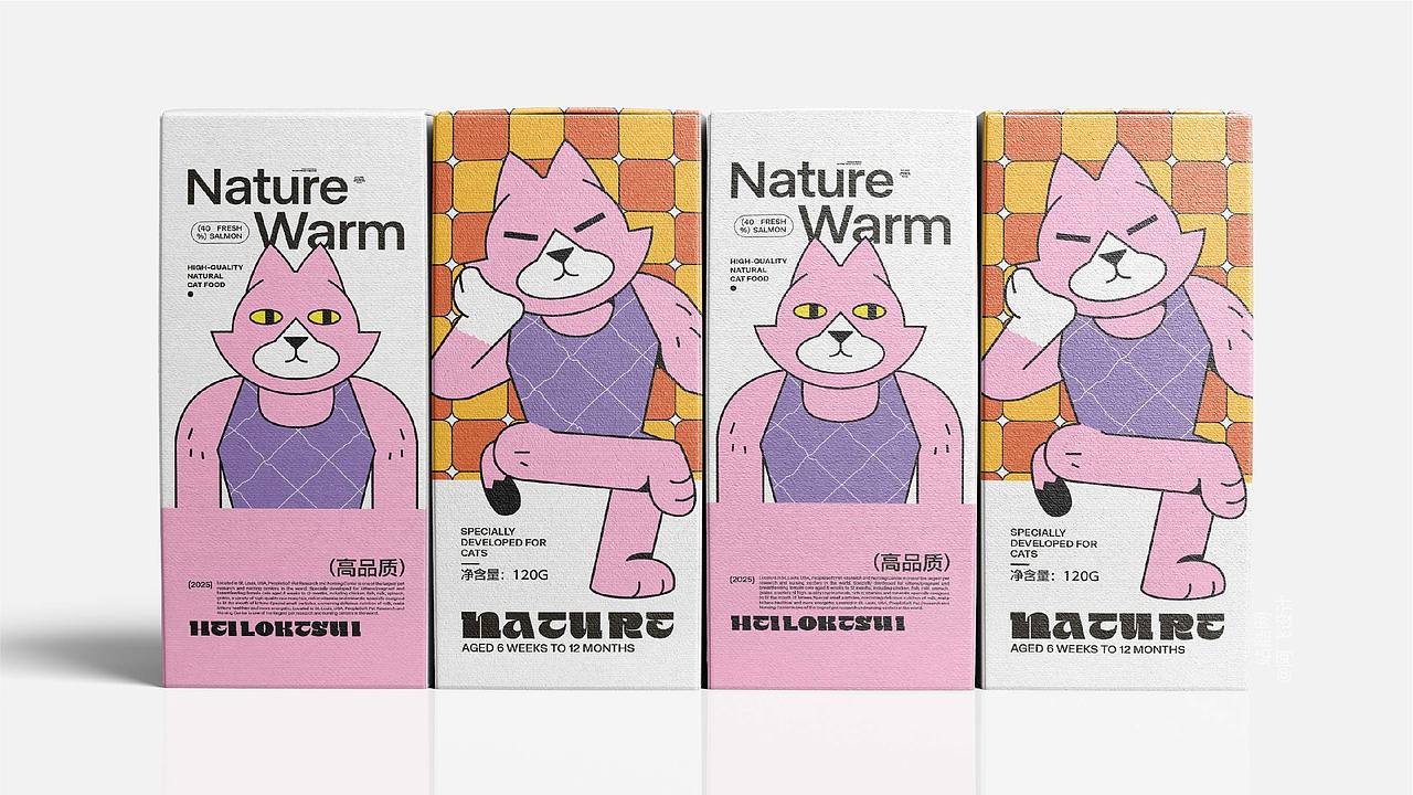HEILOKTSUI- 猫粮品牌设计（图ZMzc2MDQxNTI0） - 品牌 - 站酷设计师阿飞_Design原创素材 - 站酷ZCOOL