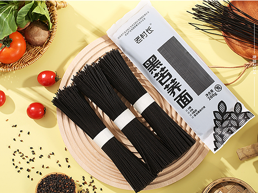 美食摄影 | 黑苦荞面 | 面条拍摄