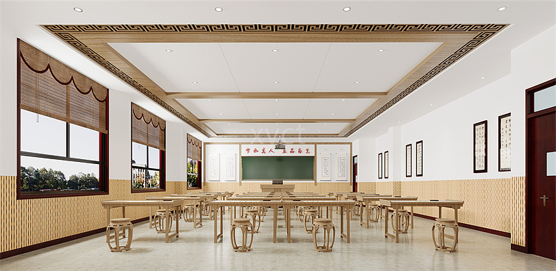 逸夫小学-效果图设计