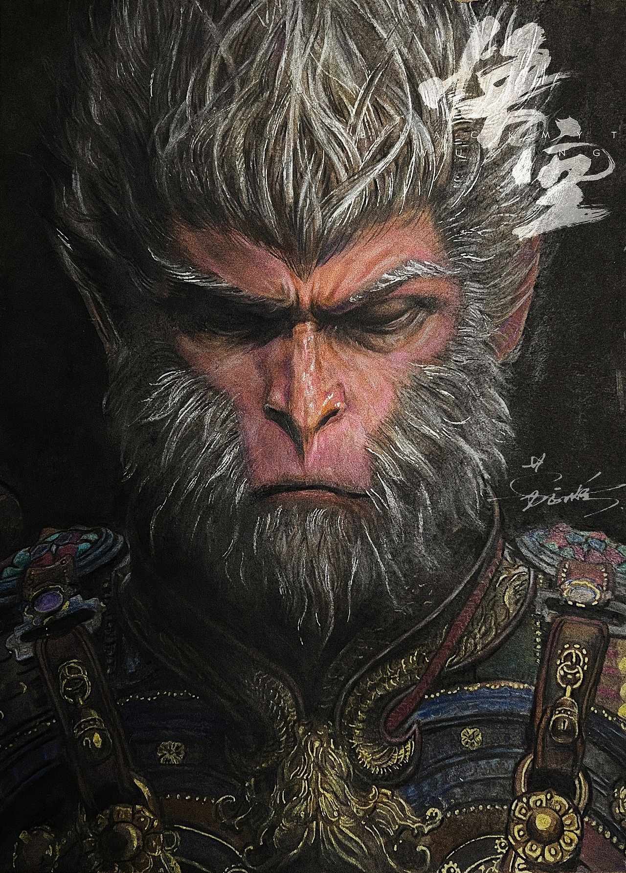 JHHH|用手绘的形式来致敬《黑神话:悟空》