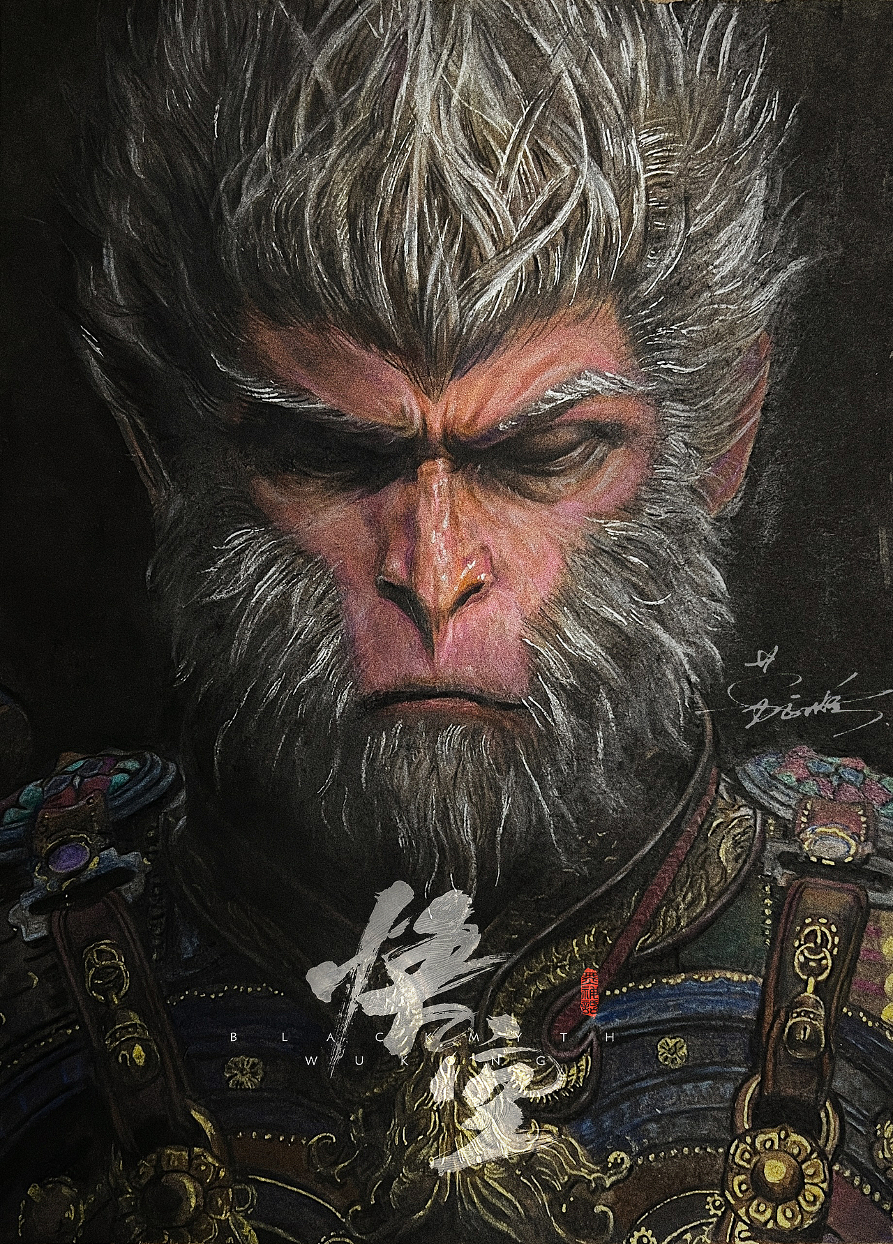 JHHH|用手绘的形式来致敬《黑神话:悟空》