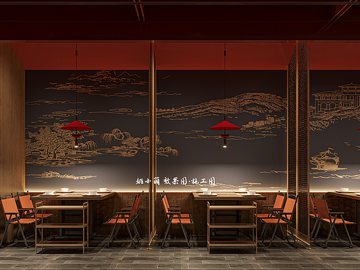 火锅店设计：滚烫的是青春，热辣的是火锅！