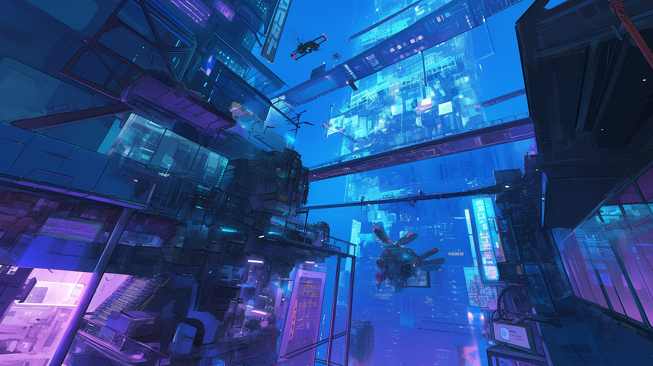 AICG海报设计- 赛博世界（图ZMzc2MDUyNDcy） - AI作品 - 站酷设计师GUGU菇原创素材 - 站酷ZCOOL