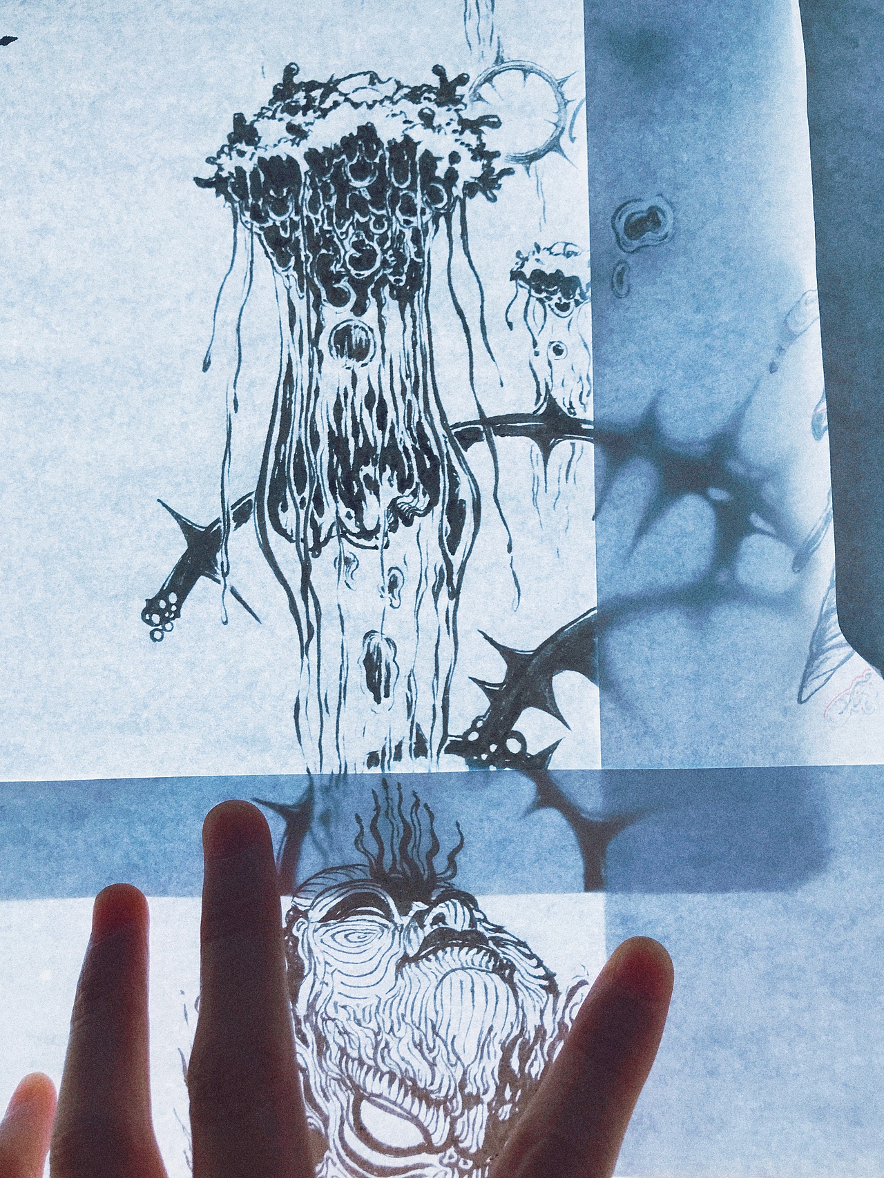 拍摄了一些自己画的手绘（图ZMzc2MDU1OTg0） - 创作习作 - 站酷设计师九月浅草原创素材 - 站酷ZCOOL