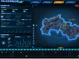 智慧高速可視化大屏