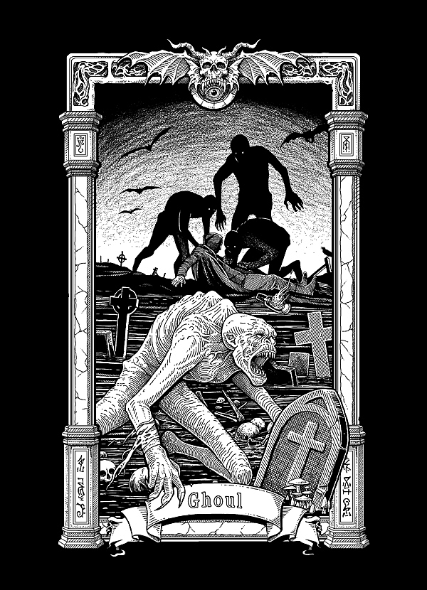 克苏鲁众神系列（下篇）（图ZMzc2MDY4NzY0） - 新锐潮流插画 - 站酷设计师小初插画原创素材 - 站酷ZCOOL