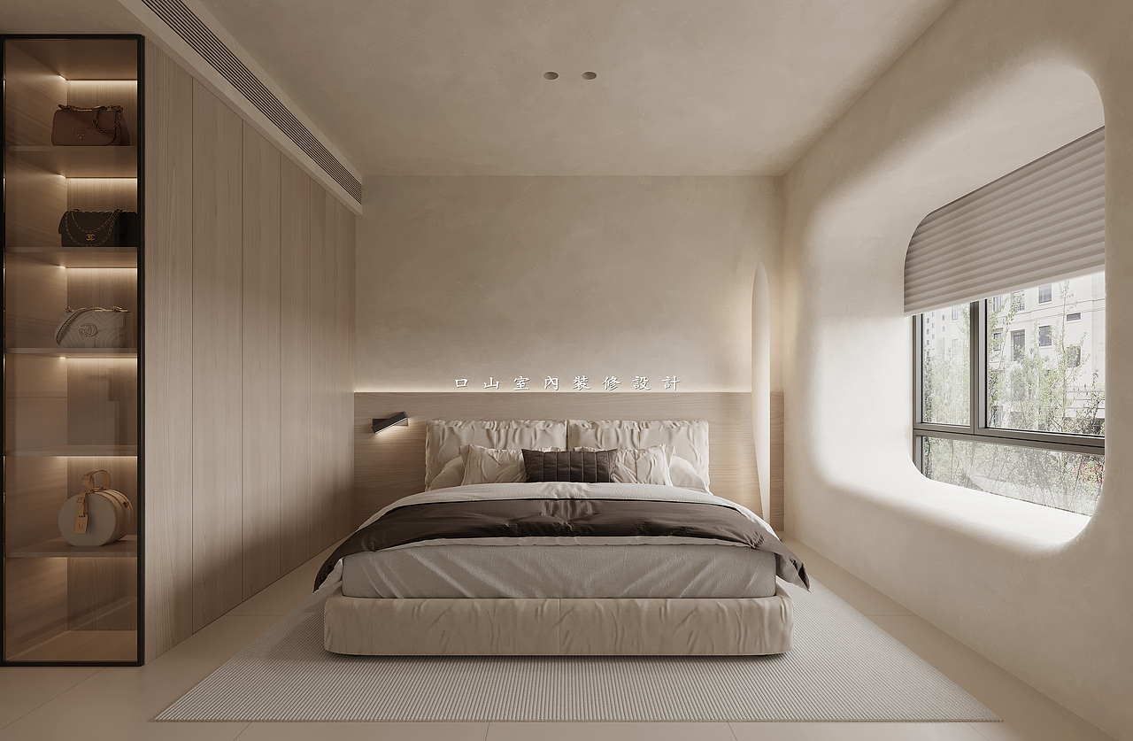 深圳口山设计:103㎡临海揽山轻奢前卫,尽享品质生活