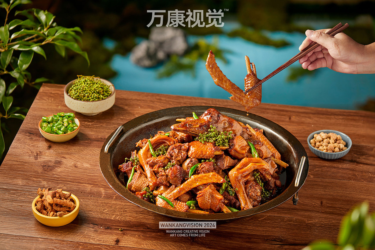 自然原生态•高山鲜食材 | 跑山头功夫地锅鸡视觉升级（图ZMzc2MDg0Mjcy） - 美食摄影 - 站酷设计师3个苹果原创素材 - 站酷ZCOOL