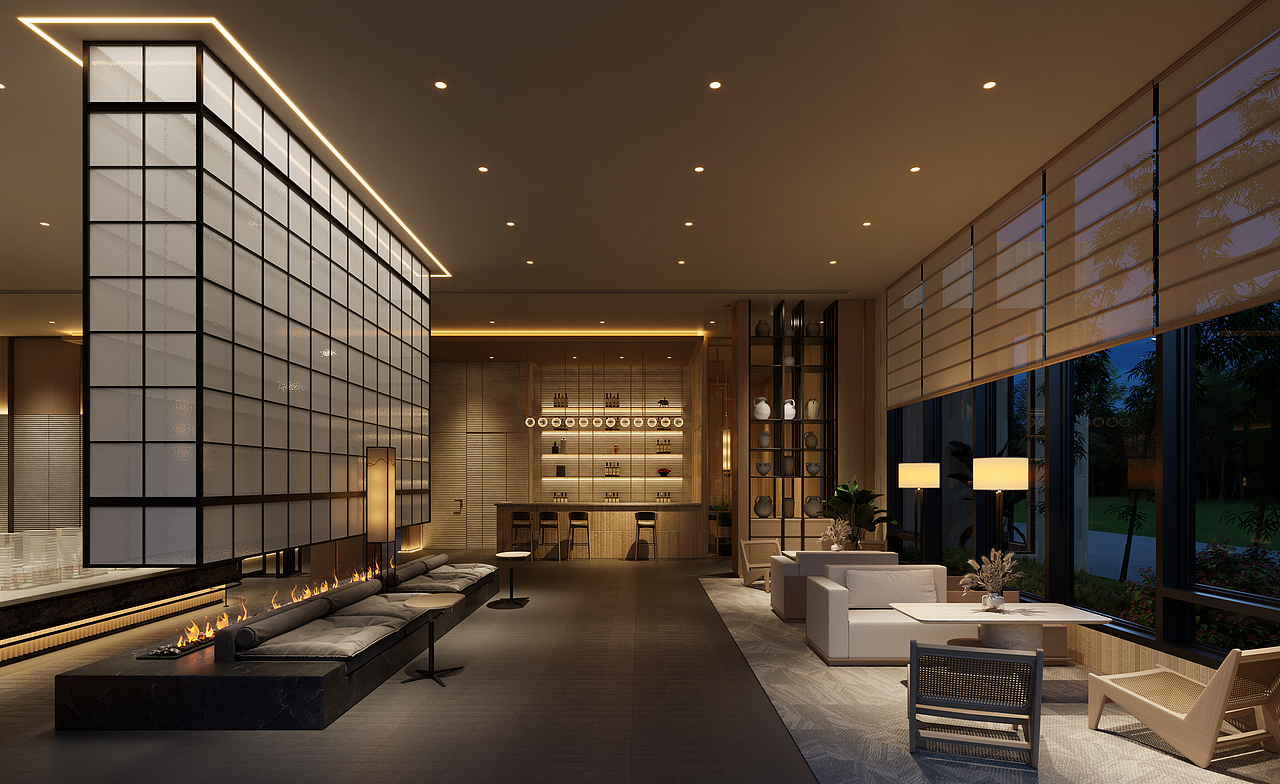 酒店大堂——佐尚视觉