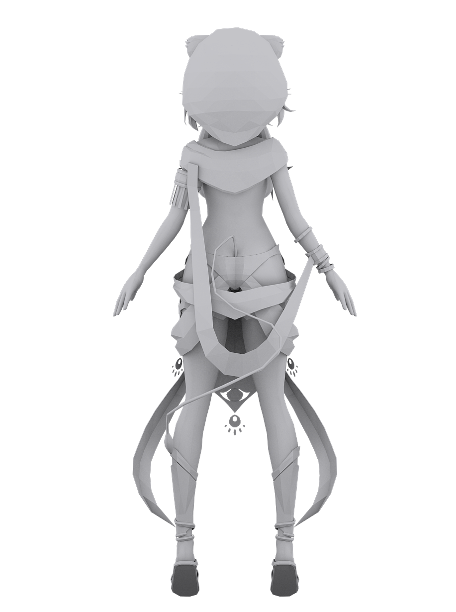 二次元角色建模练习（图ZMzc2MTA4MTAw） - 人物/生物 - 站酷设计师Kaku调味料原创素材 - 站酷ZCOOL