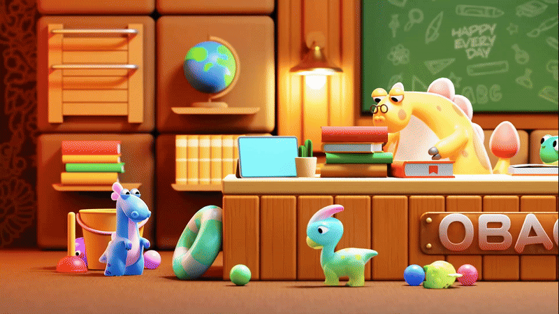 恐龙幼幼园(图ZMzc2MTEwMDIw) - 人物/生物 - 站酷设计师AJIU_原创素材 - 站酷ZCOOL
