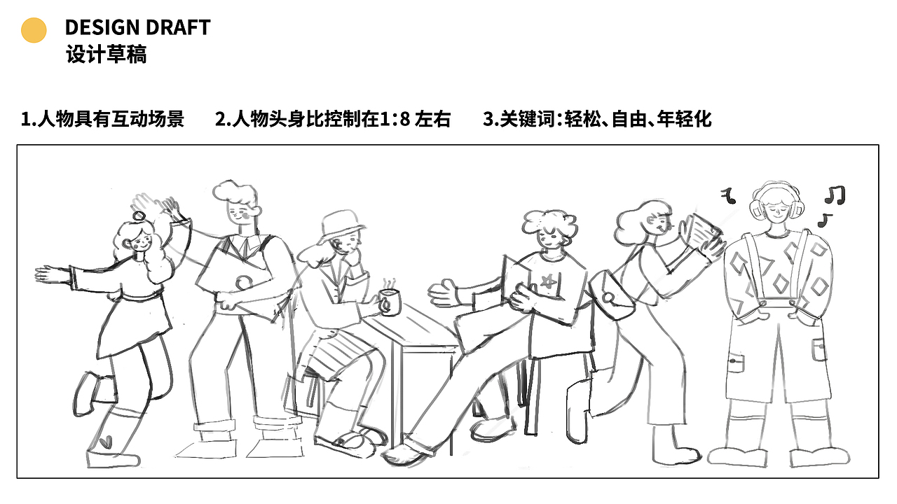 “闲适青年”扁平人物插画情绪版|运营插画|矢量插画（图ZMzc2MTExMDA0） - 商业插画 - 站酷设计师考拉米米Emory原创素材 - 站酷ZCOOL