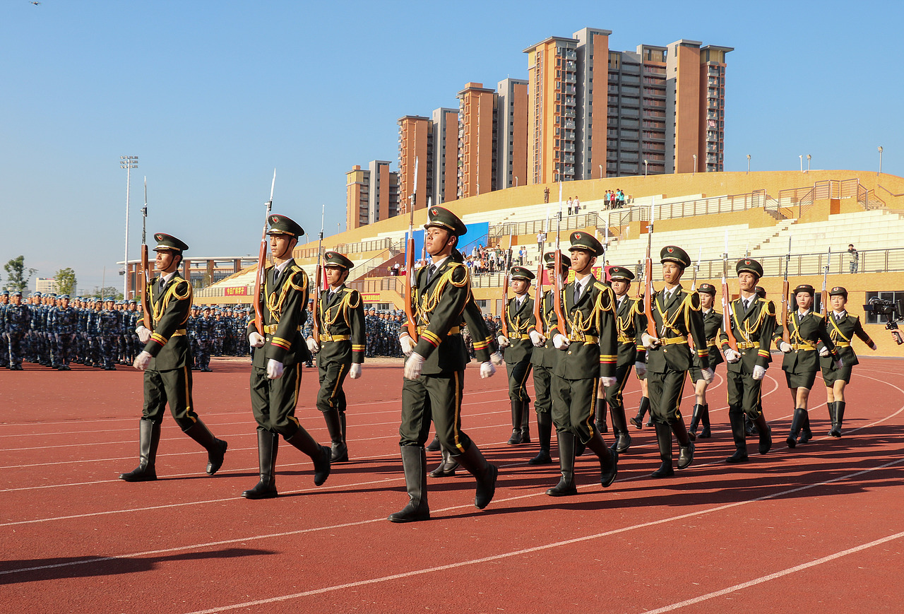 体育摄影--军训