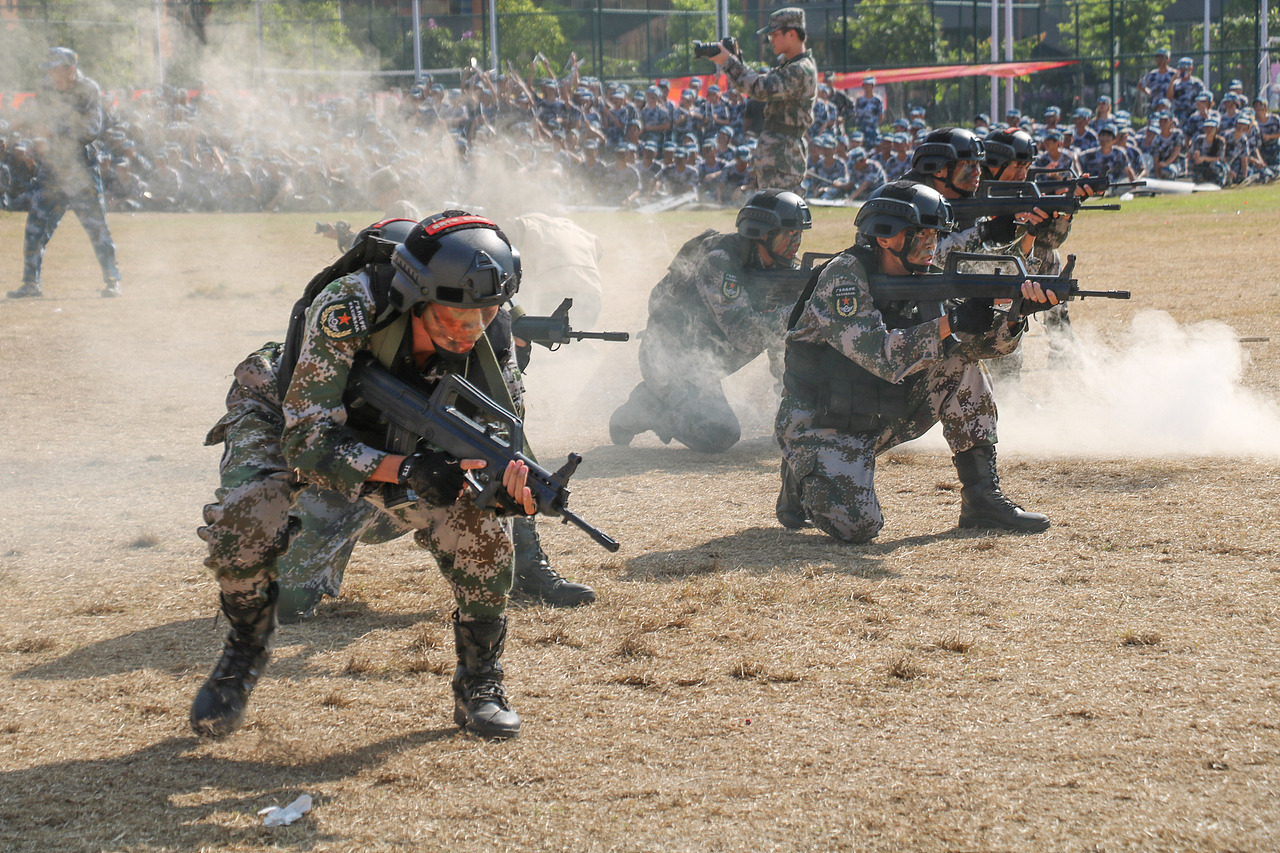 体育摄影--军训