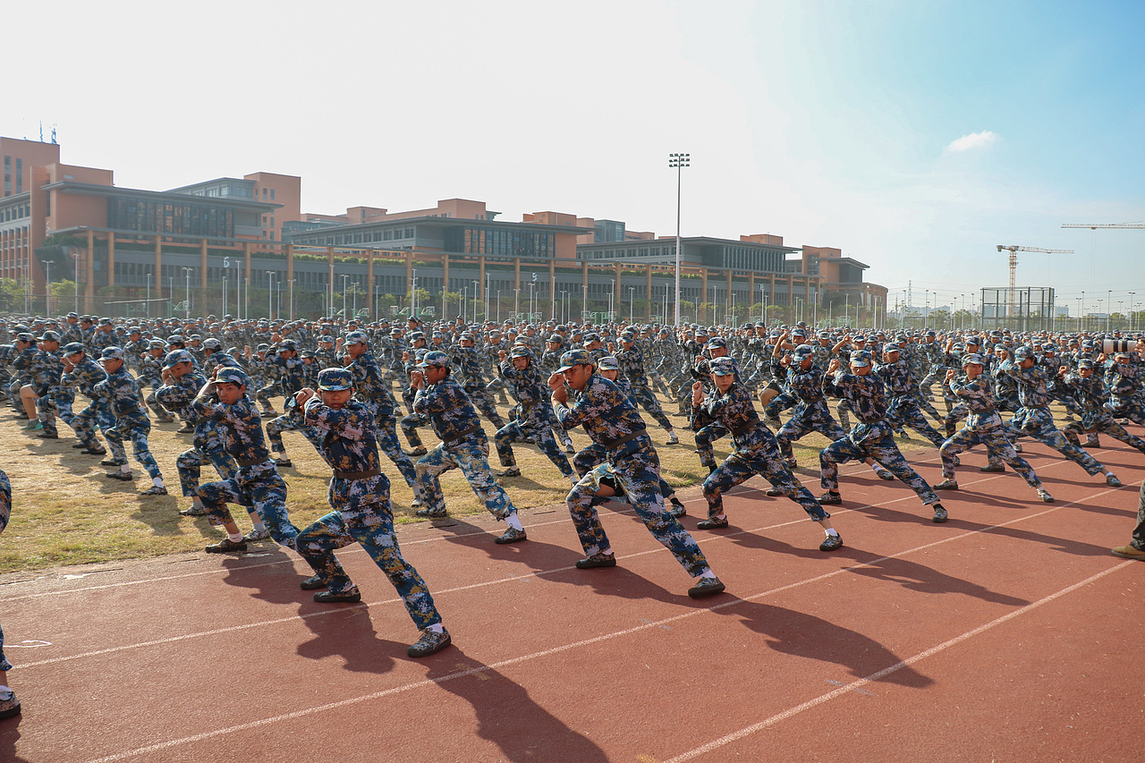 体育摄影--军训