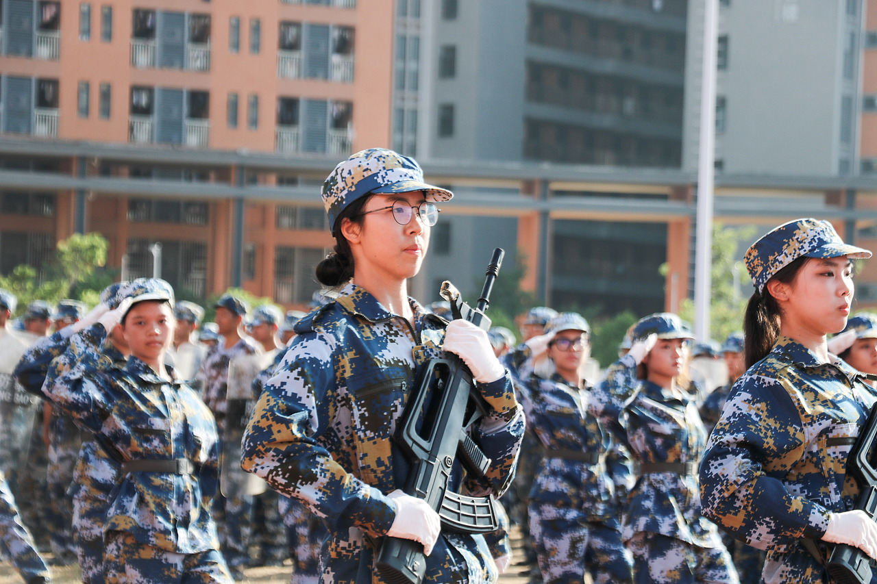 体育摄影--军训