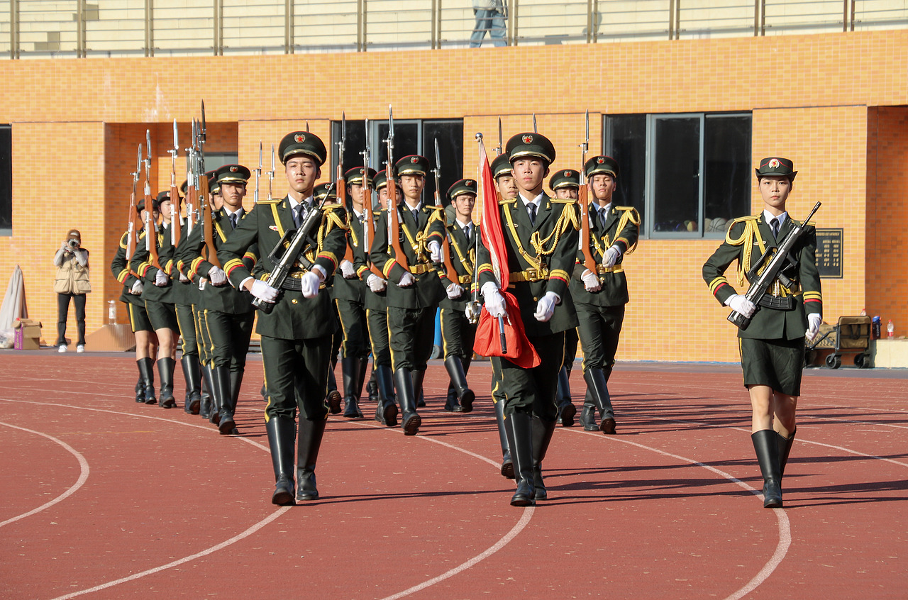 体育摄影--军训