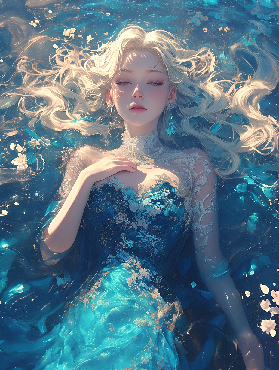 蓝色大海的传说（图ZMzc2MTE2ODk2） - 商业插画 - 站酷设计师加菲猫的幸福生活原创素材 - 站酷ZCOOL