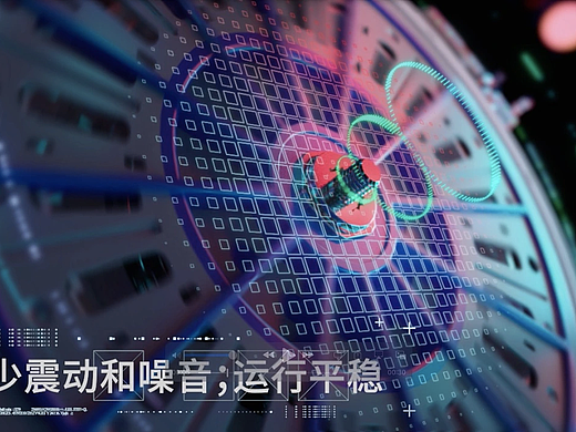 美的直驱电器三维CG动画