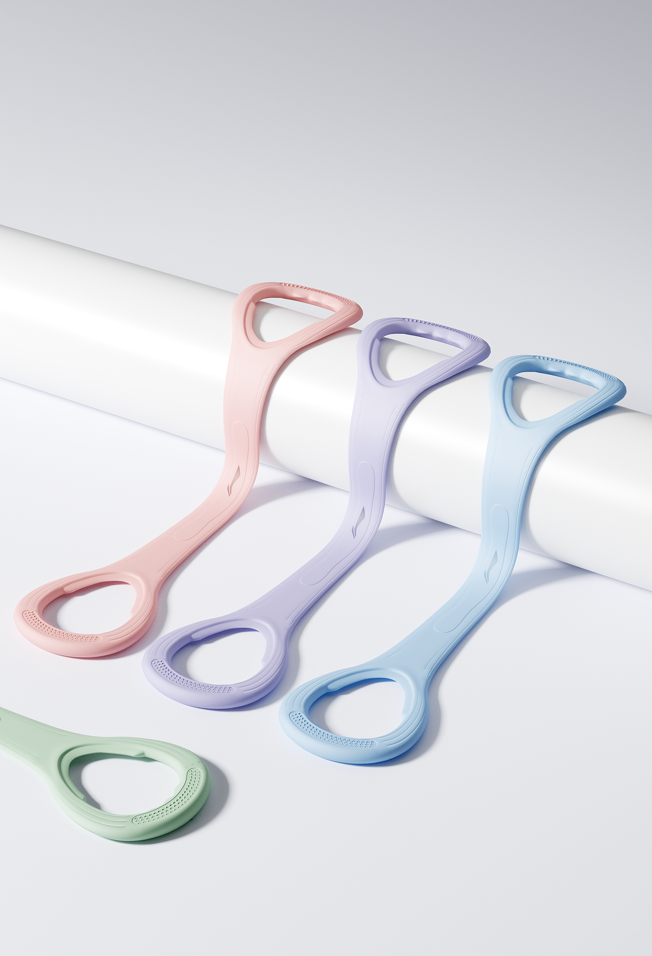 瑜伽柱+拉力器建模渲染