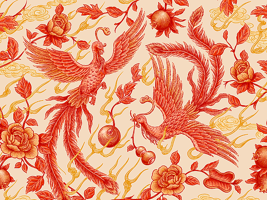 南京南朱雀品牌形象插画