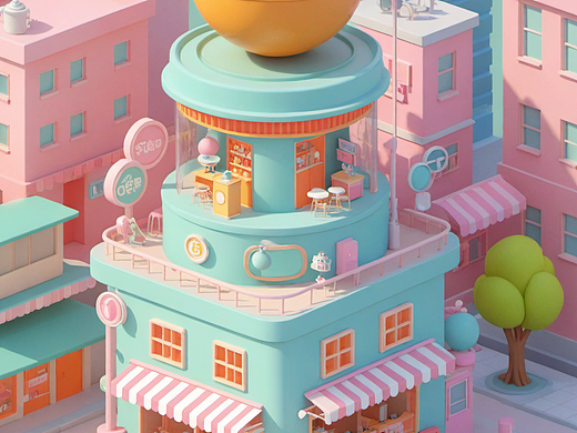 AIGC+C4D我堪称为设计界的高效快速且高质量的存在（个人主页-ZNzAzMDUwNjg=） - AI作品 - 站酷设计师小der勇闯AI圈原创素材 - 站酷ZCOOL