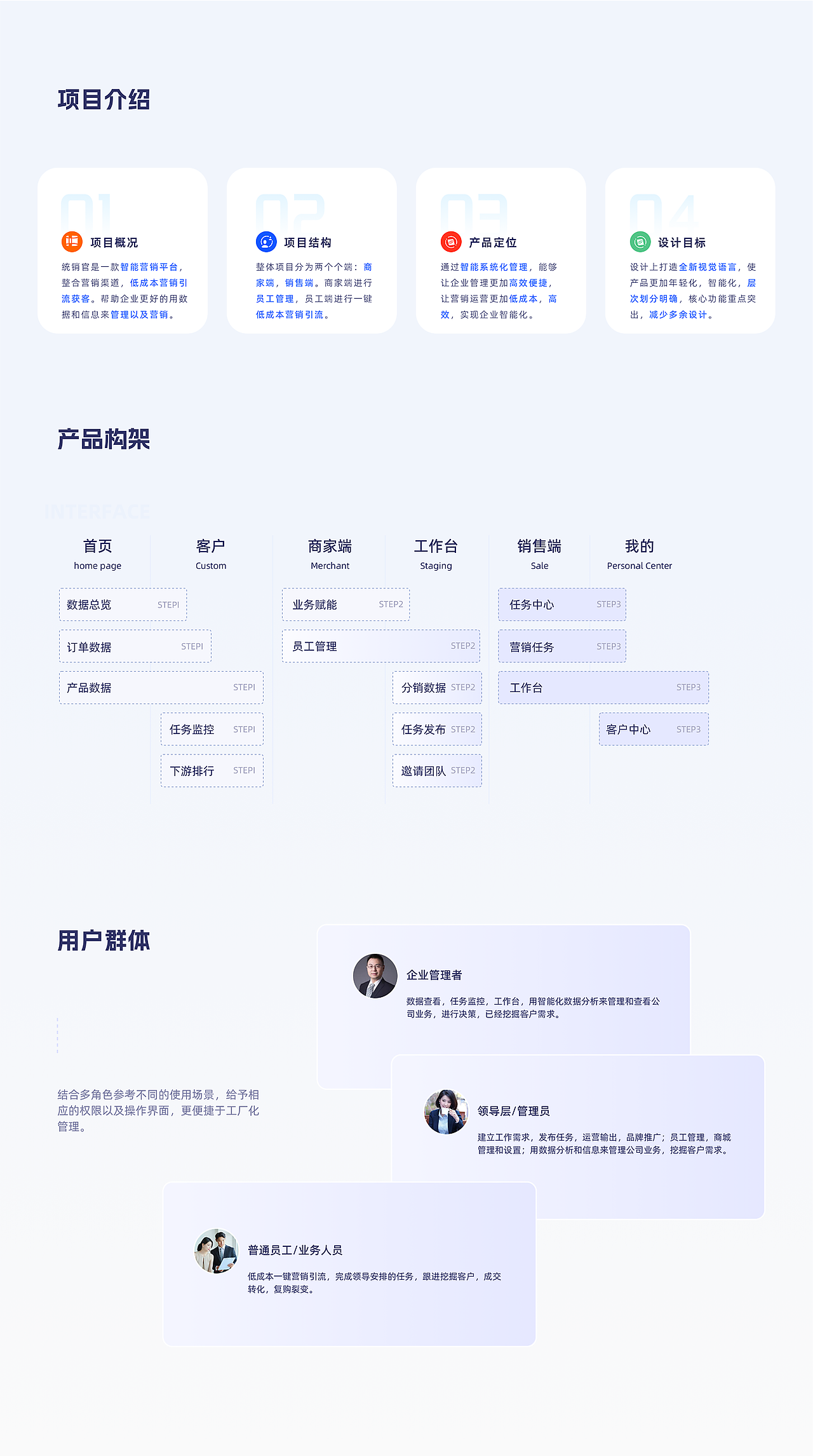 统销官sass管理应用UI设计 AI智能应用（可接单）（图ZMzc2MTQyNTIw） - APP界面 - 站酷设计师发条女原创素材 - 站酷ZCOOL