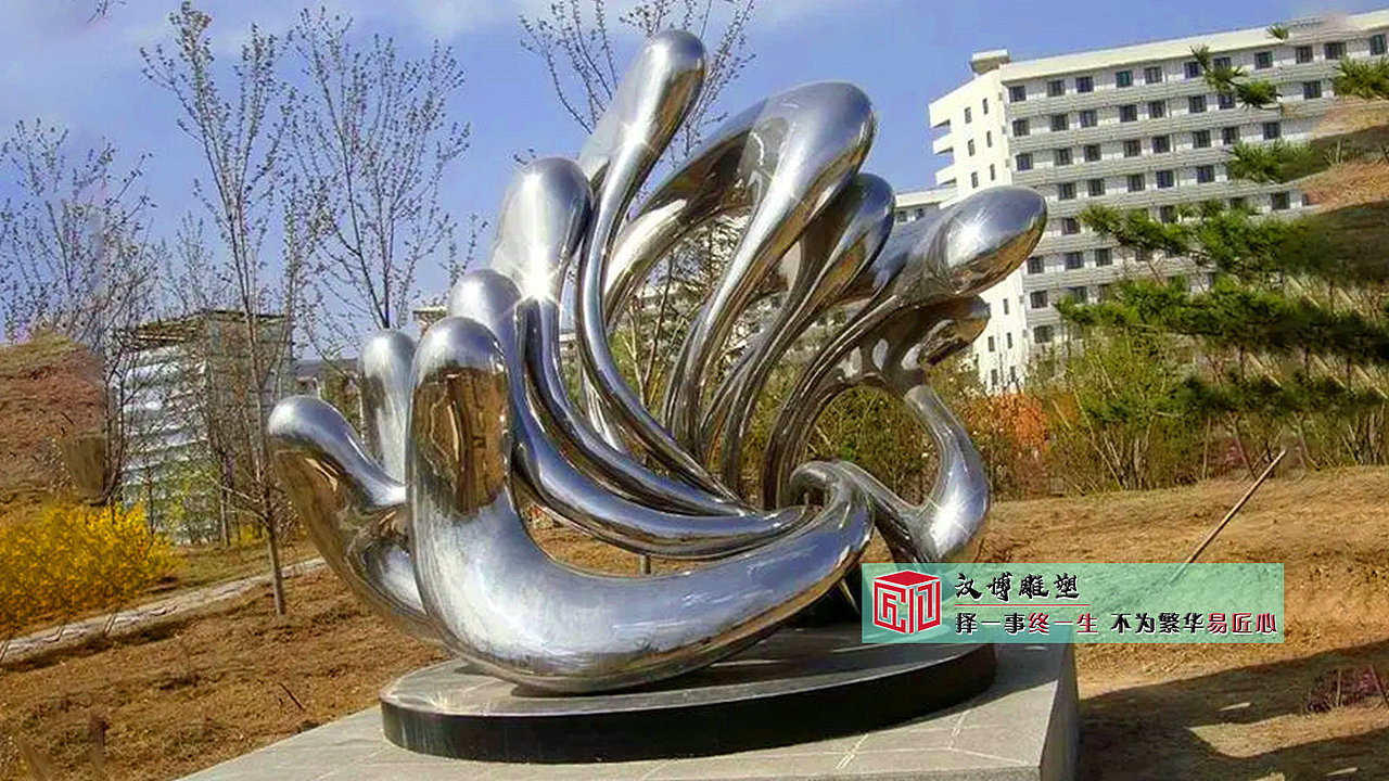 不锈钢创意雕塑,不锈钢海浪雕塑,不锈钢雕塑源头厂家