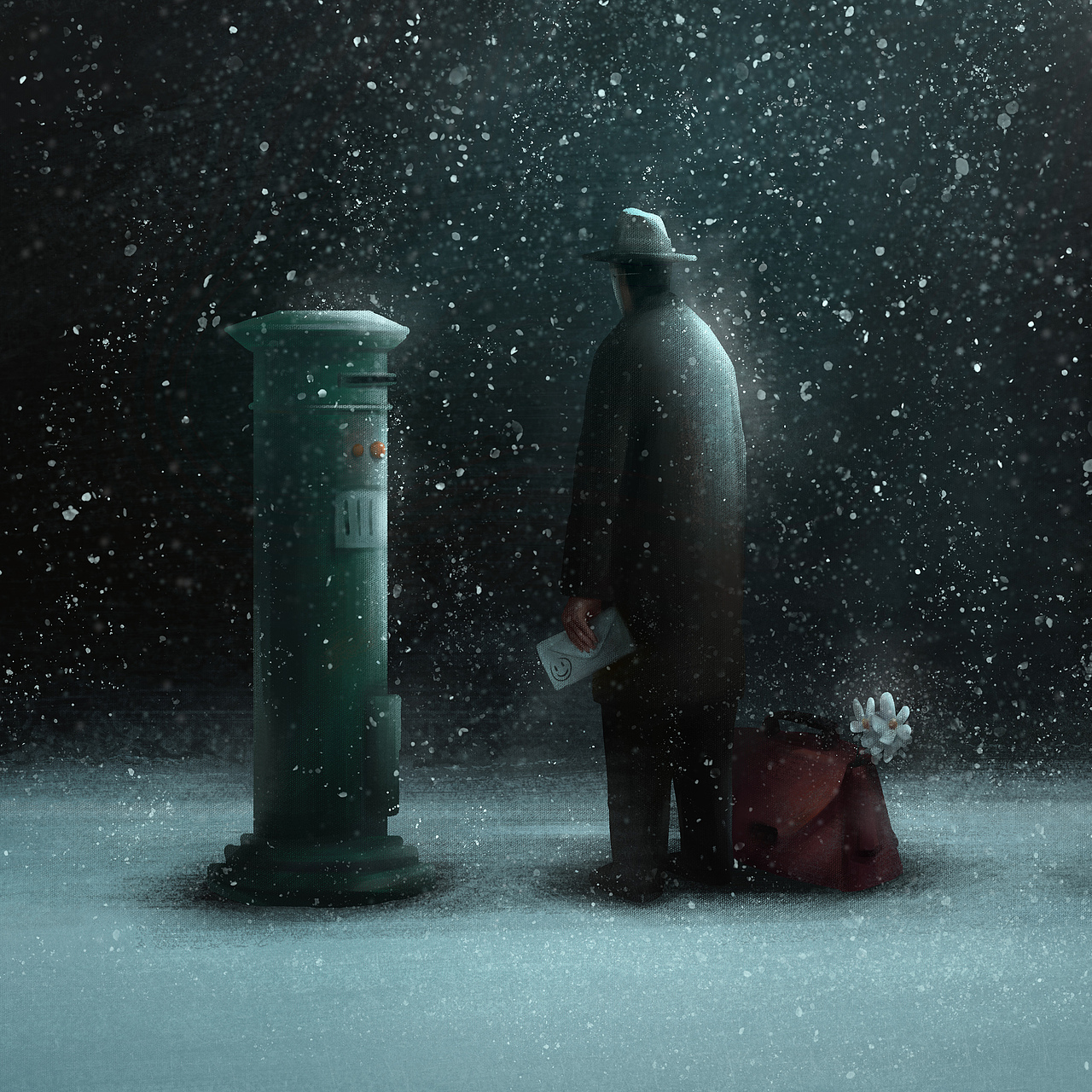 作品合集 | 《孤独患者系列插画》（图ZMzc2MTUxMjMy） - 艺术插画 - 站酷设计师提安TanLew原创素材 - 站酷ZCOOL